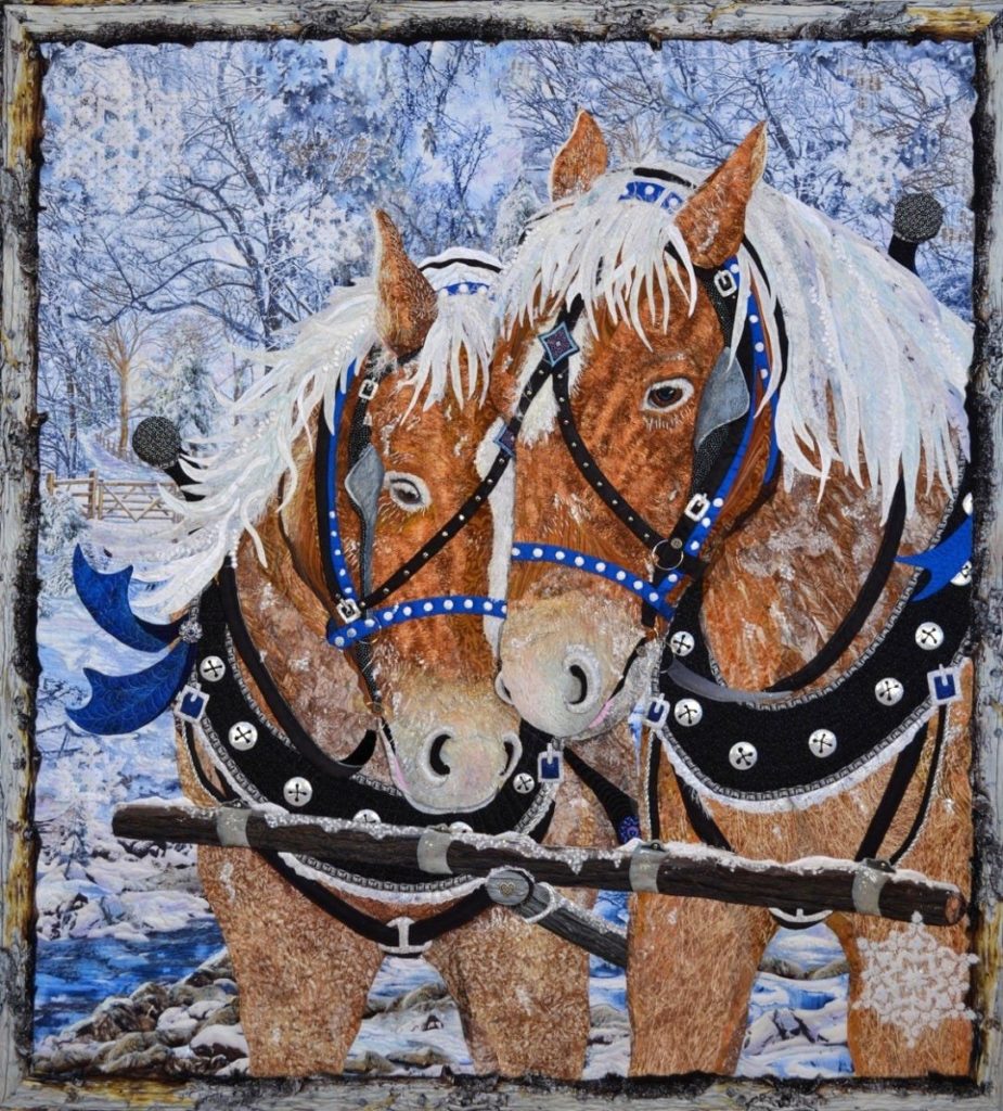 fourth painting of two horses